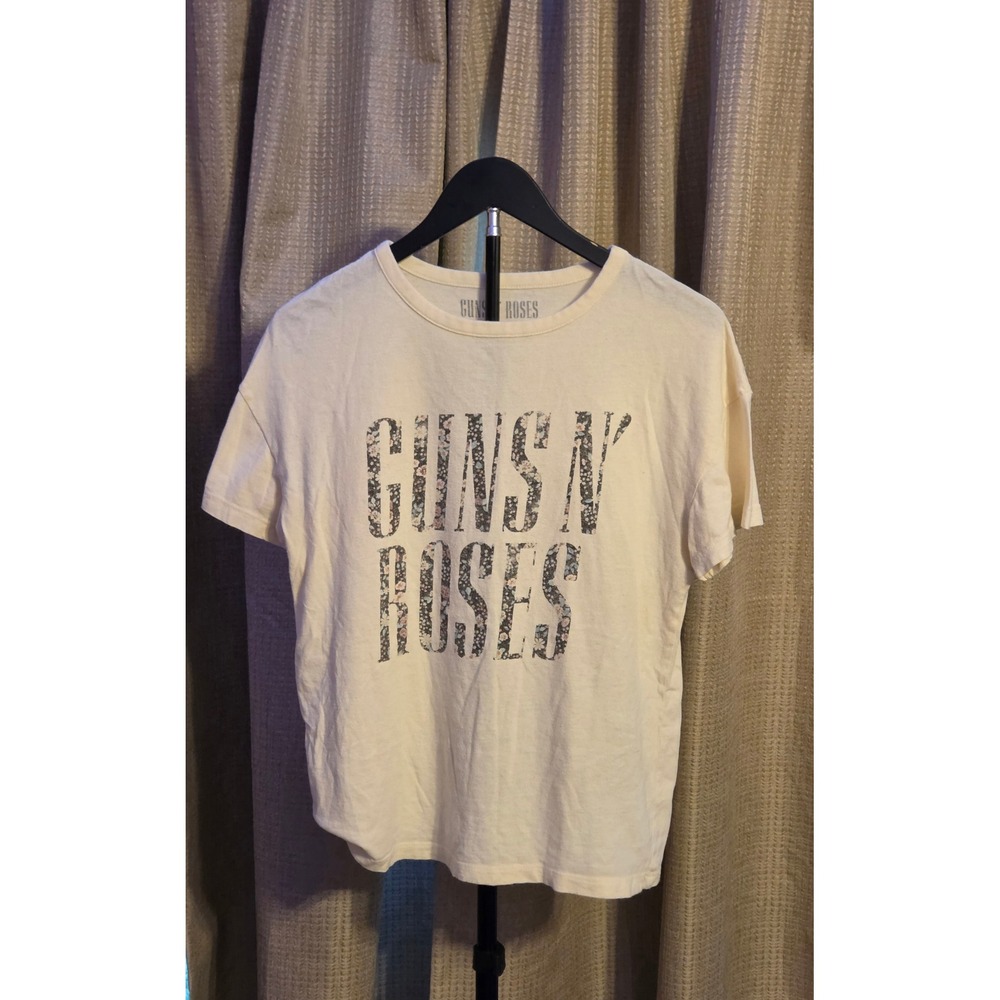 Guns N' Roses Graphic Short Sleeve‎ T-Shirt Women's Size XS White